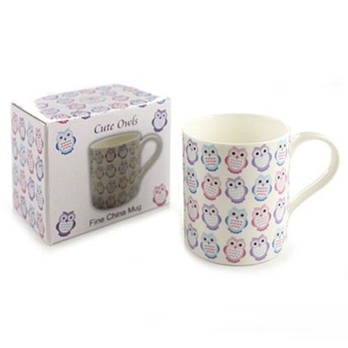 Cute owls fine - fine, china