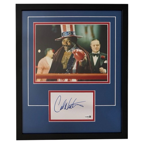 Carl weathers autograph - carl,