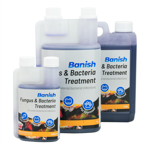 Banish fungus bacteria pond - banish,
