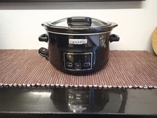 QUALITY GENUINE CROCK POT SLOW COOKER DIGITAL - 4.7ltrs - REMOVEABLE LID -CSC052