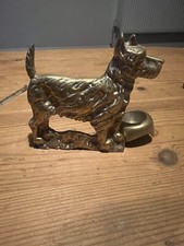 Brass Dog Ornament With His