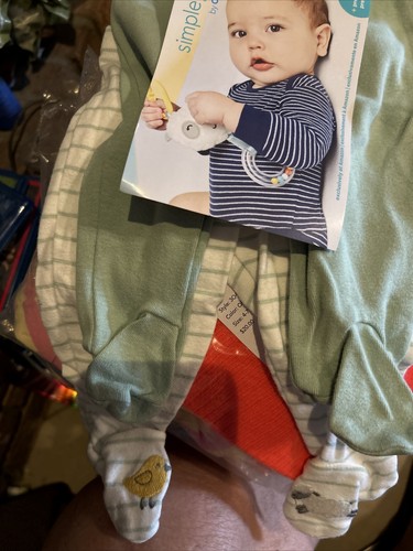 Carters cotton month pants - 3, pants-w