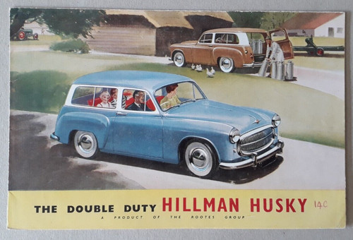 Hillman husky brochure 1955 - brochure, c.1955