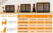 Black/White Wooden Industrial