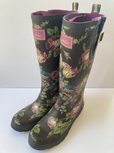 Joules welly print floral rain - welly,