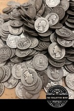 $5 Face ROLL 1932-1964 Washington Silver Quarters~Silver Key Dates~PDS Mintarks