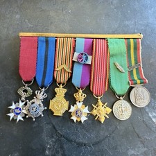 WW1 Belgian Medal Grouping Bar