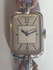 Ladies Jaeger LeCoultre  Stainless Steel Uniplan Watch C.1944. Fab Condition