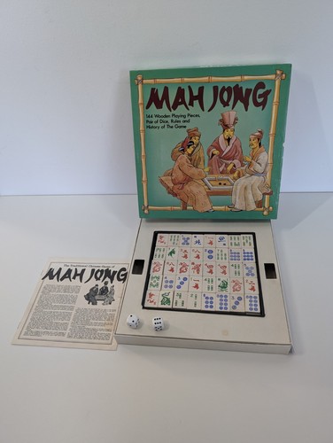 Mah jong set wooden tiles - jong,