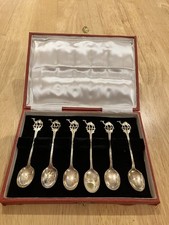 Boxed vintage Indian silver