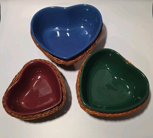 Three heart shaped - shaped, ceramic