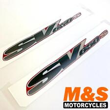 Suzuki SV650 Top Cowl Emblems K1 2001 | Genuine Part 68181-20F00-ED6 x 2