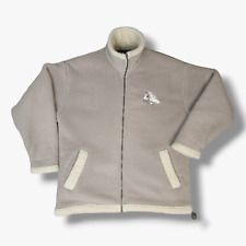 VINTAGE Shire Classics Fleece Jacket Fits Large L Womens Beige Horse Riding