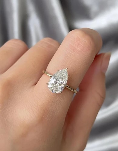 Pear cut diamond women - pear,