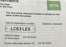 Private Number Plate LC63 LES