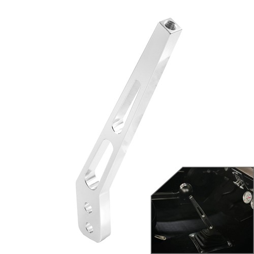 Billet aluminum bent shifter - aluminum,