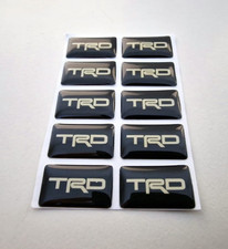10x TRD 3D Domed Bage Logo