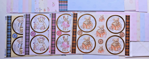 34pc kanban teddy bear toppers - 34pc,