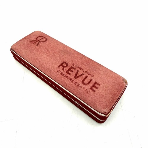 Revue rare watch box vintage - rare,