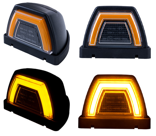 Led neon amber front - led,