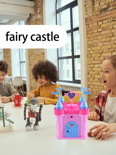 Pink fairy castle pretend - fairy, play