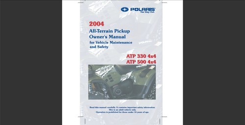 2004 polaris atp 330 - atp, and