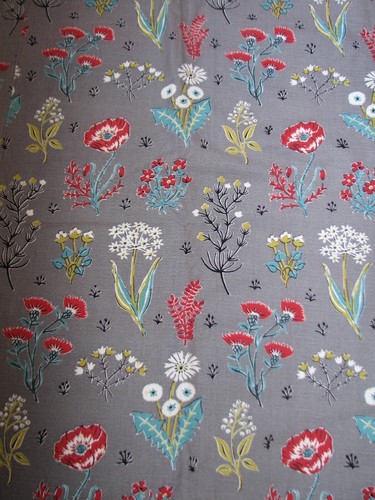 Vintage 1950s fabric material - 1950s,