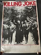 Extremely Rare Original 1980 Killing Joke Malicious Damage ‘Banned Gig Poster’