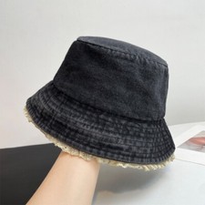 Solid Color Cotton Bucket Hats