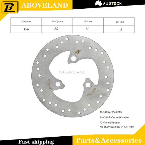 Brake disc rotor fits - disc, tgb