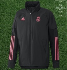 Real Madrid All Weather Rain Jacket adidas - Zip Pockets - Black Friday Sale