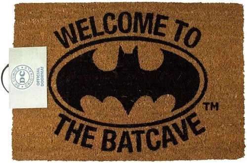 Batman doormat welcome the - doormat,