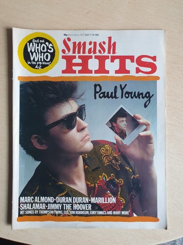 Smash hits magazine - hits,