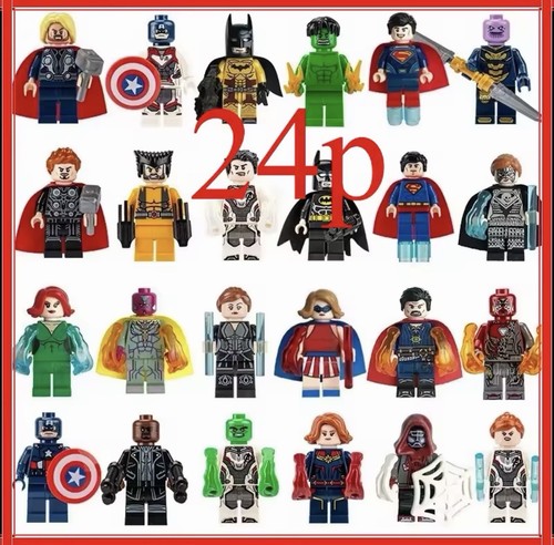 Lego superhero minifigures - lego,