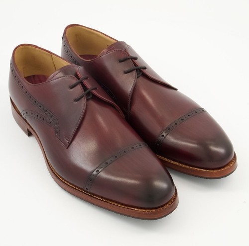 Barker burgundy hand brushed - hand,
