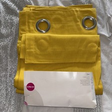 Curtain Eyelet Mustard 137cm x 117cm