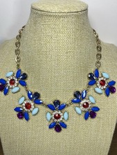 Floral Statement Bib Necklace