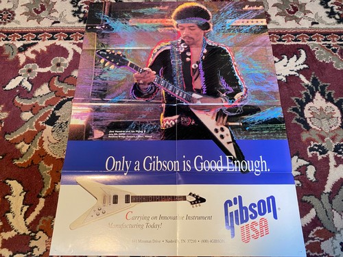 18x24 gibson jimi hendrix - 18x24",
