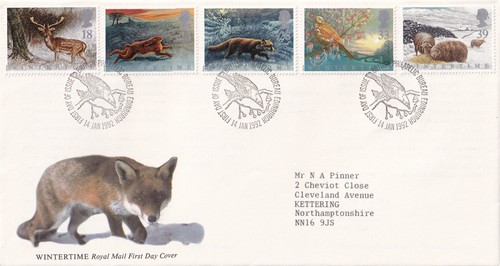 Wintertime fdc bureau - gb,