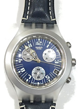 Very Rare 2002 Swatch IRONY DIAPHANE CHRONO Watch THUNDERSTORM SVCK4001B Unworn