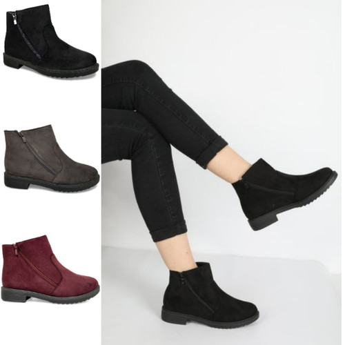 Ladies womens ankle - ankle, boots