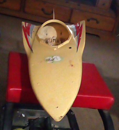 Vintage toy boat model hull - toy,