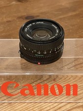 Canon FD 50mm f/1.8 Prime Lens