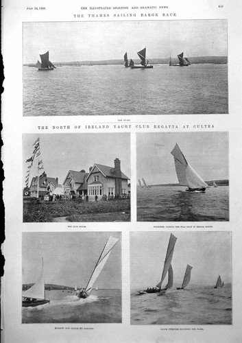 Old thames barge race - thames, n