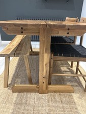 Dining Table, chairs and bench