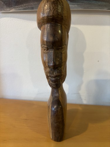 African head carved from - african,