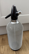 Soda Siphon Seltzer Bottle Wire Mesh Vintage 1920’s 30’s Breweriana Prop Display