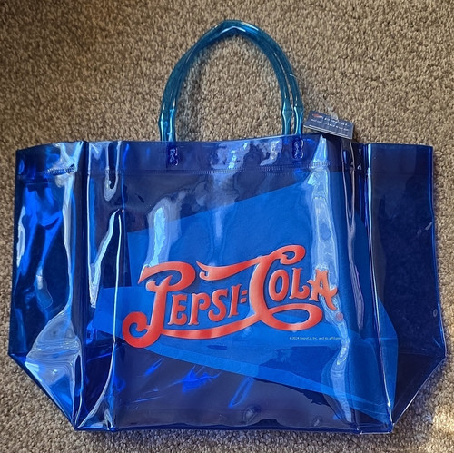 Pepsi blue clear vinyl - blue,
