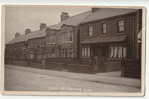 1910 postcard station road - postcard,