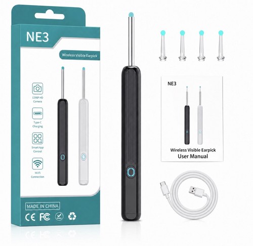 Ear wax remover camera - ear,